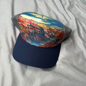 Sunday Afternoons Artist Series Grand Canyon Trucker Hat Navy Grey S3A04685B3020